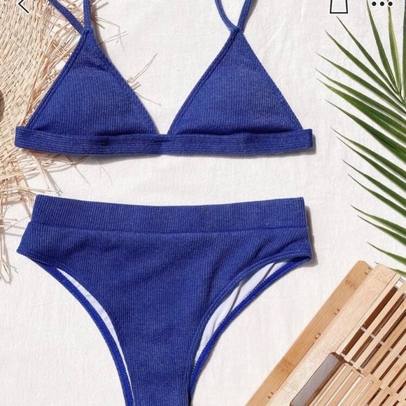 SHEIN triangle top, high waisted bikini - Picture 2 of 5